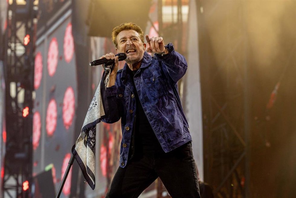 El cantante Manolo García, del grupo musical ‘El Último de la Fila’.