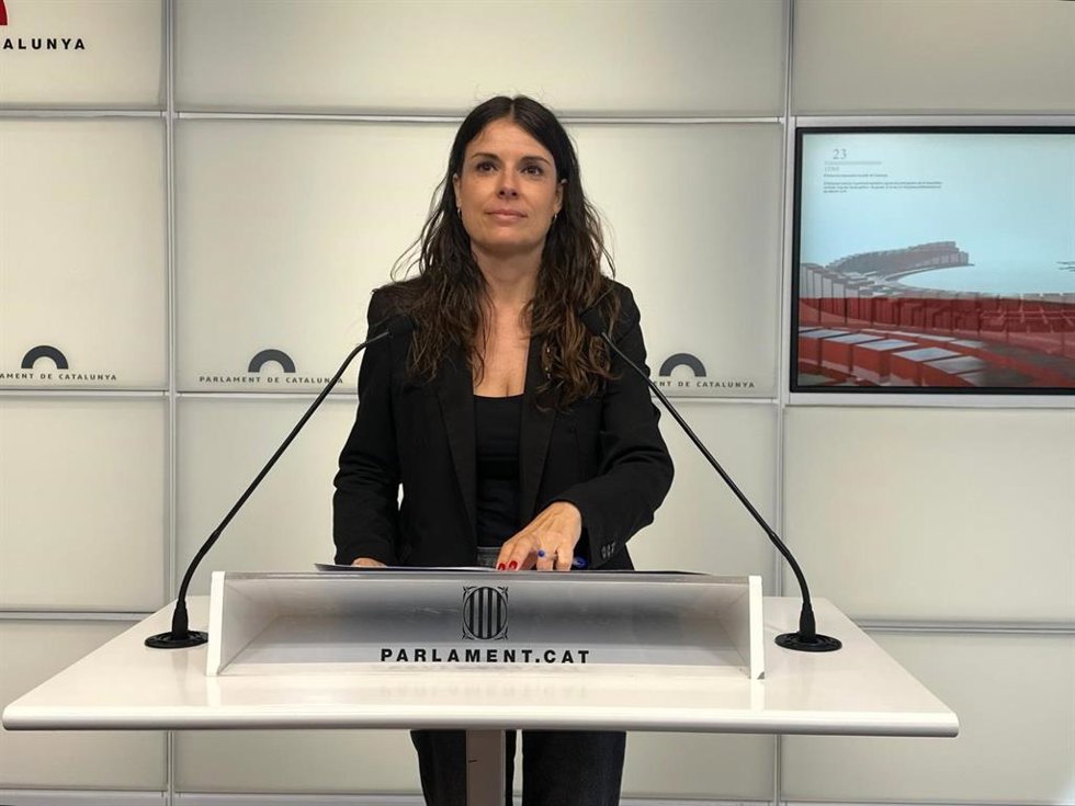 La presidenta de Junts en el Parlament, Mònica Sales