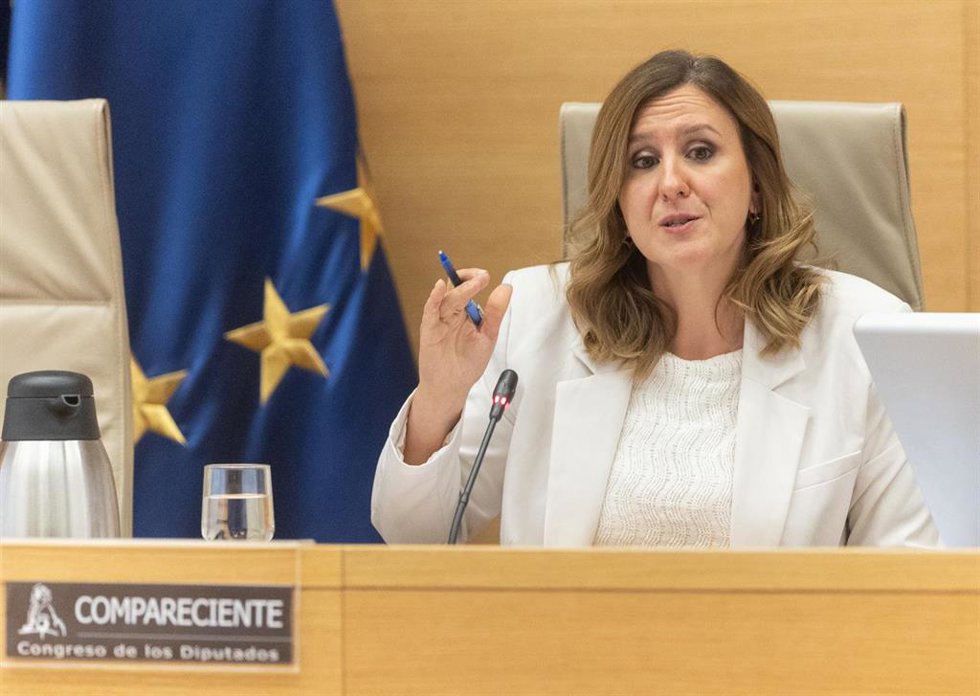 La alcaldesa de València, María José Catalá, comparece ante la Comisión de Investigación sobre la dana, en el Congreso de los Diputados, a 15 de junio de 2026.