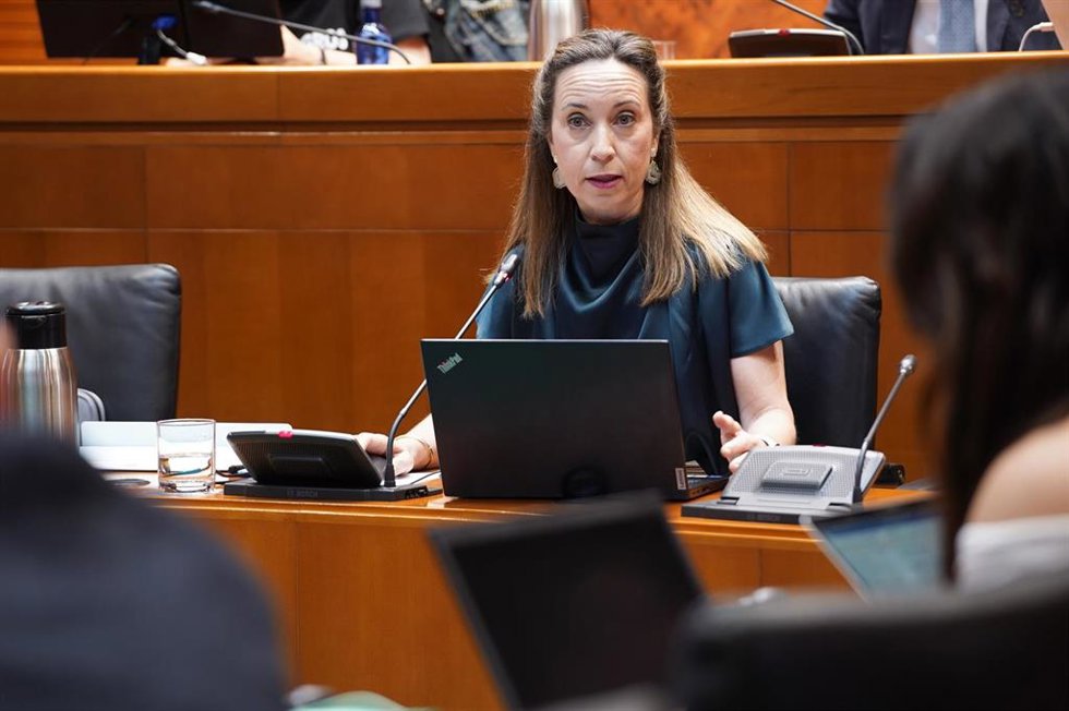 La directora general de Planificación Logística y Ordenación del Territorio del Gobierno de Aragón, Raquel Campos.