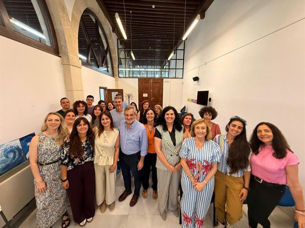 Participantes en la primera jornada de formación sobre prevención del juego de azar entre jóvenes en Almería.