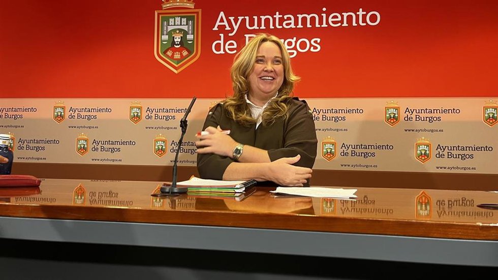 Archivo - La alcaldesa de Burgos, Cristina Ayala. Archivo