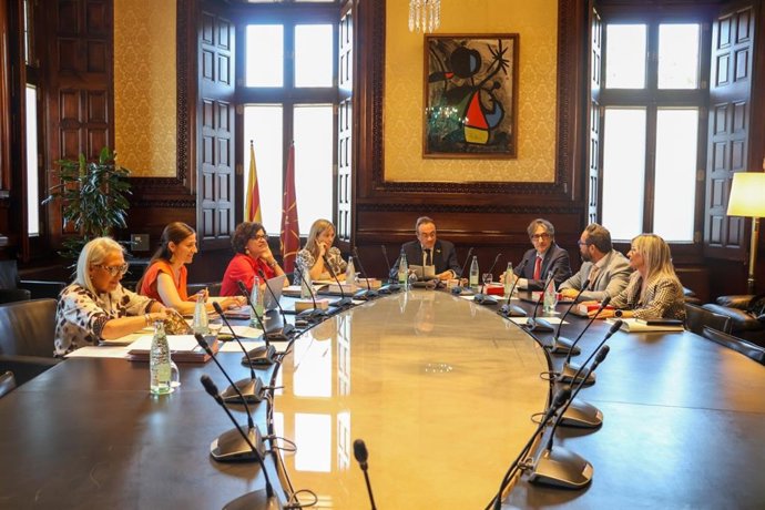 Reunió de la Mesa del Parlament