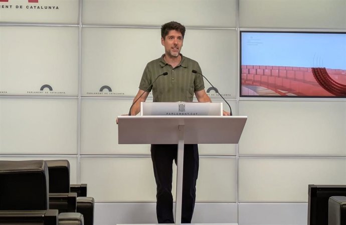 El portavoz de los Comuns en el Parlament, David Cid