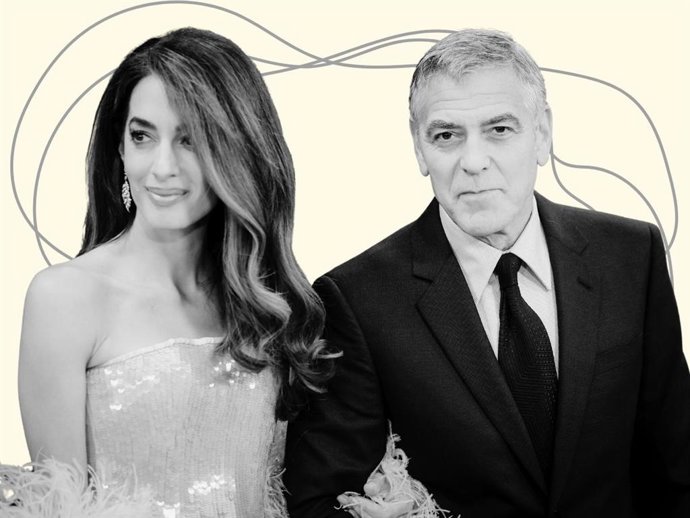 Amal y George Clooney en imagen de archivo.