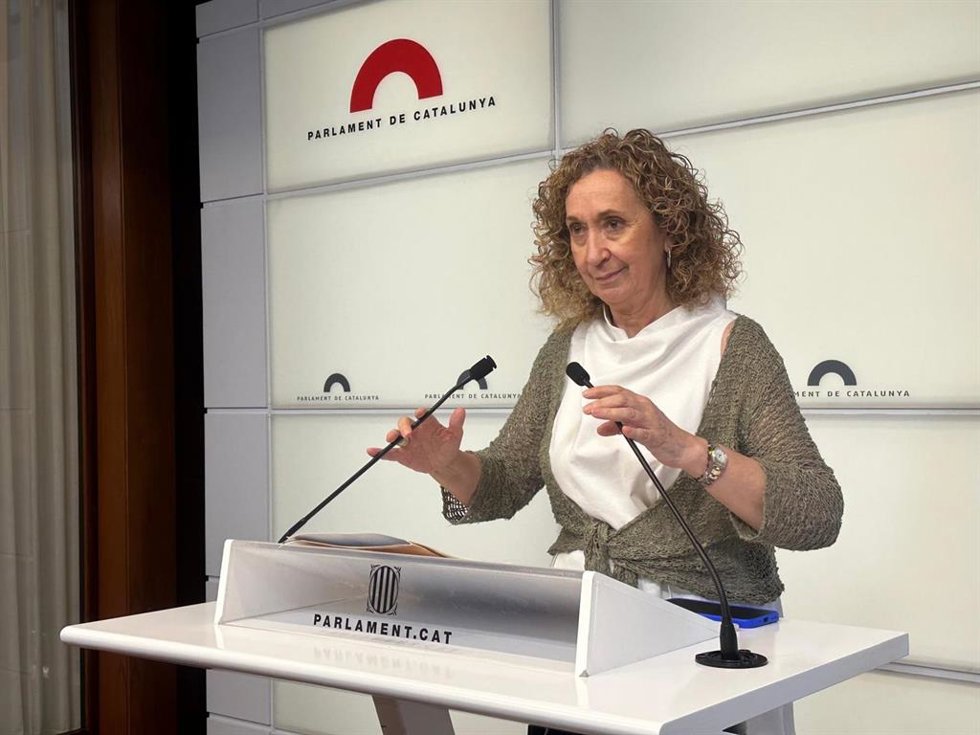 La portavoz de ERC en el Parlament, Esther Capella