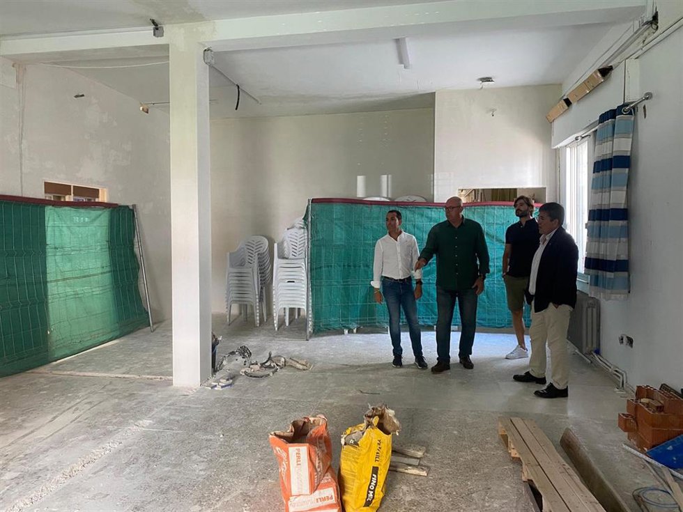 Visita a las obras en el CEIP El Olivo.
