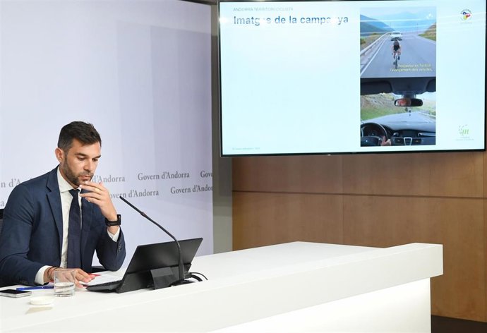 David Forné durante la rueda de prensa de presentación de la campaña