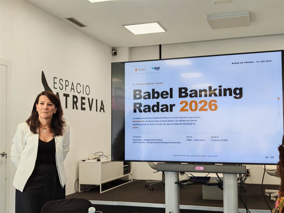 La directora general del sector de Banca en Babel, Marga García.