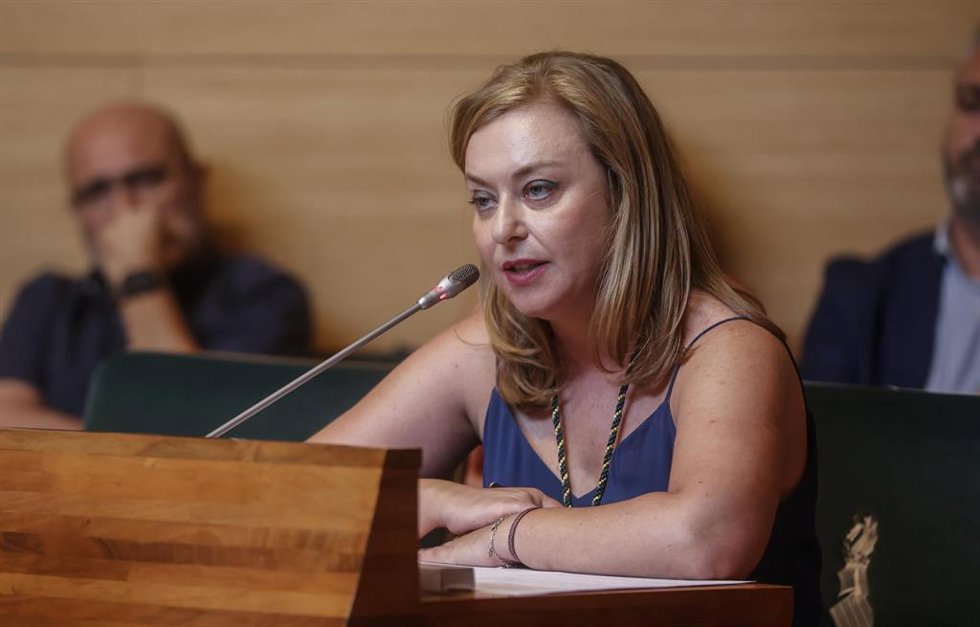 Archivo - La diputada por Ens Uneix Natàlia Enguix, en una imagen de archivo
