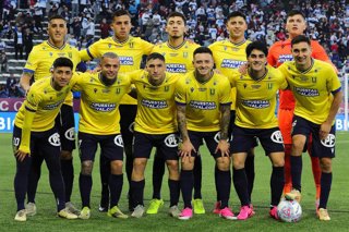 Futbol, Universidad Catolica vs Universidad de Concepcion, campeonato 2026 Fecha 15, Liga de Primera 2026. El equipo de Universidad de Concepcion es fotografiado durante un partido de primera contra Universidad Catolica disputado en el estadio Claro