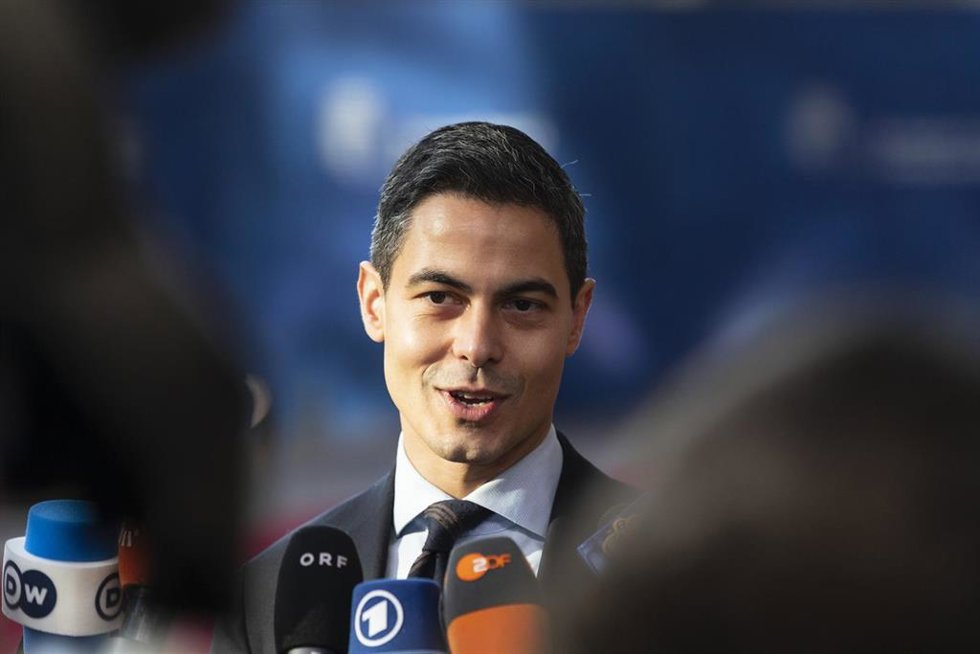 Archivo - El primer ministro neerlanés, Rob Jetten, durante una cumbre de líderes de la UE.