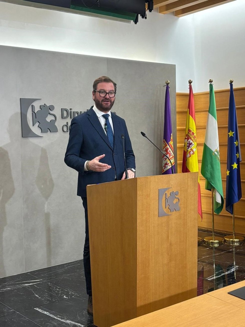 Archivo - El portavoz del PP en la Diputación de Córdoba, Antonio Martín.