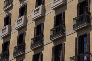 Archivo - Façana d'un edifici