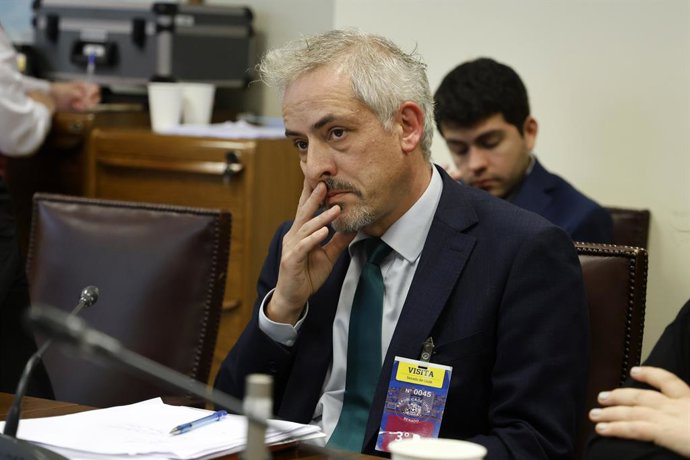 Valparaiso, 11 de junio de 2024 El director de migraciones Luis Eduardo Thayer participa de la comision de Gobierno interior del Senado. Raul Zamora/Aton Chile