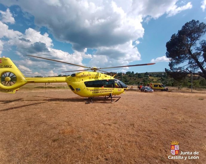 Helicóptero medicalizado.