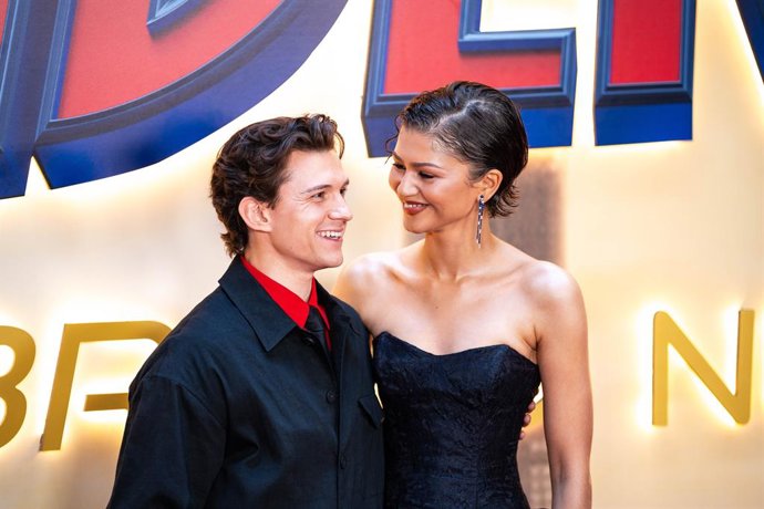 15 June 2026, Spain, Madrid: American actress Zendaya and British actor Tom Holland attend the photocall for the presentation of Spider-Man: Brand New Day in Madrid. Photo: David Cruz Sanz/ZUMA Press Wire/dpa