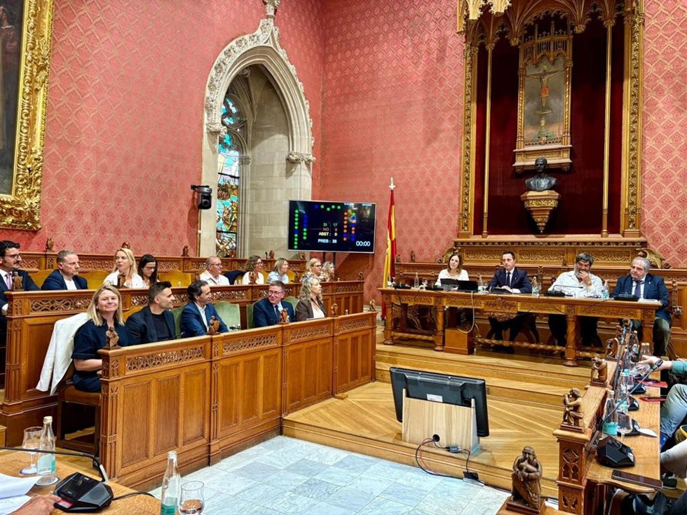 Archivo - Pleno del Consell de Mallorca.