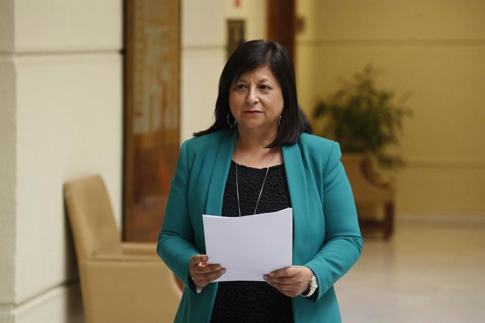 Valparaiso, 06 de abril de 2022. La diputada Marcia Raphael Mora es fotografiada en la Camara de Diputados. Raul Zamora/Aton Chile