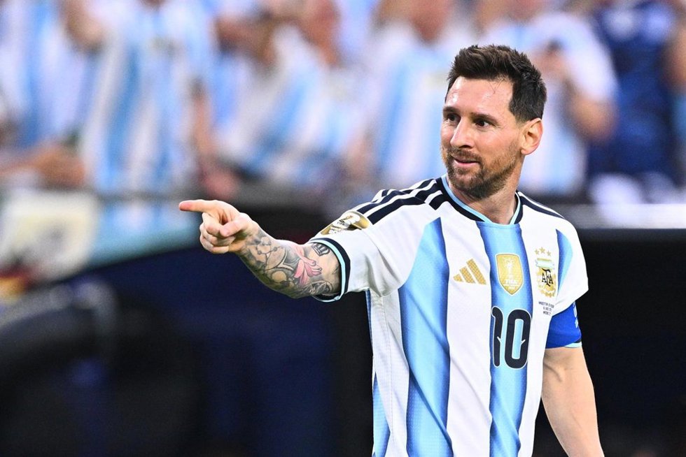 El jugador de Argentina Leo Messi en el debut en el Mundial 2026