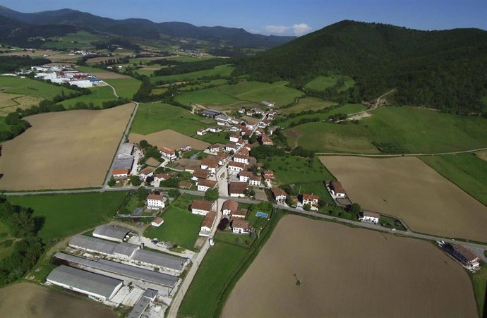 Vista aérea de Iraizotz.