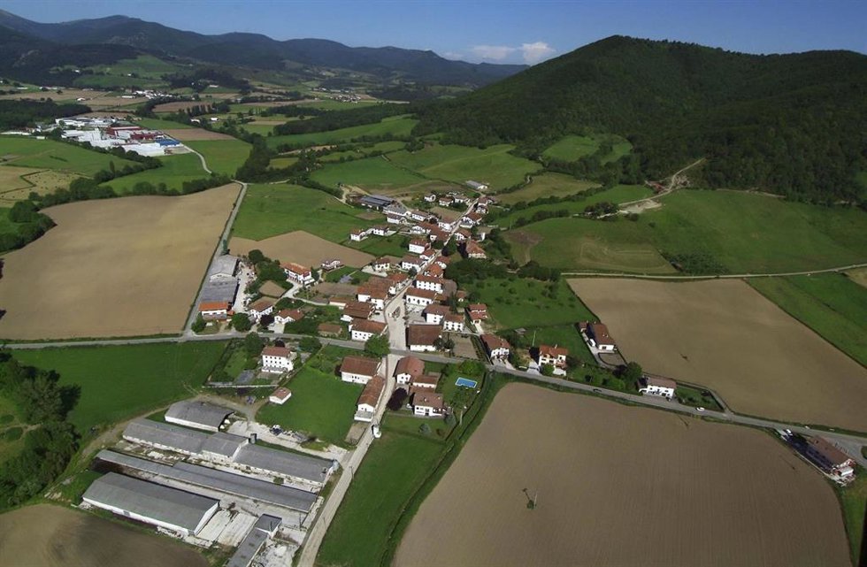 Vista aérea de Iraizotz.