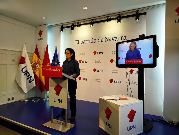 La portavoz de Salud de UPN, Leticia San Martín.