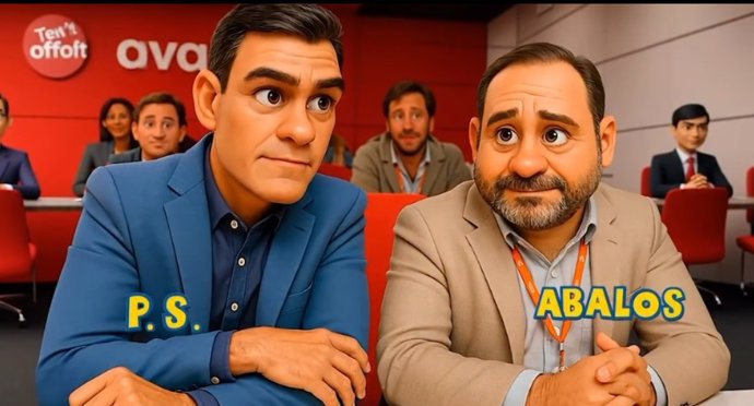 PP publica uma versão de Toy Story 5 no Instagram indicando Sánchez como “the one”