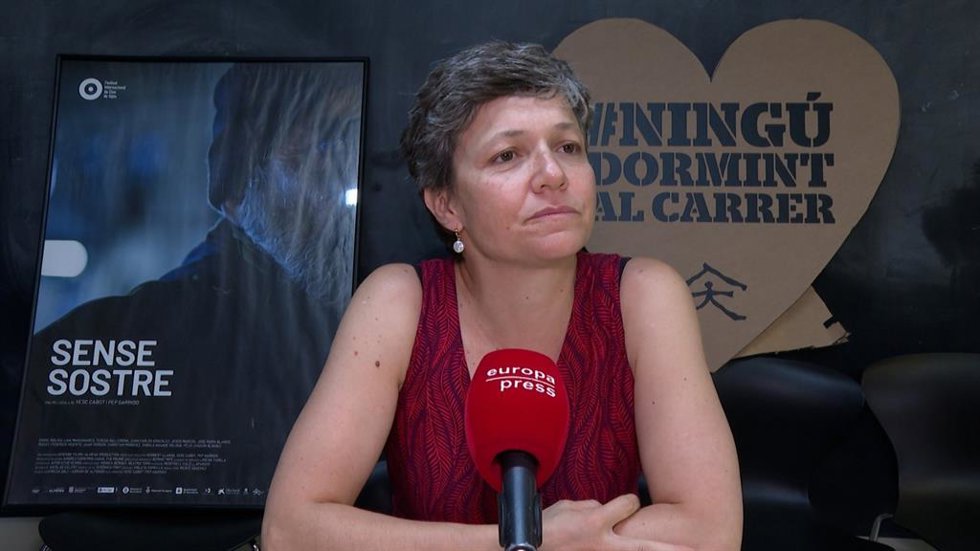 Beatriz Fernández durante la entrevista con Europa Press.