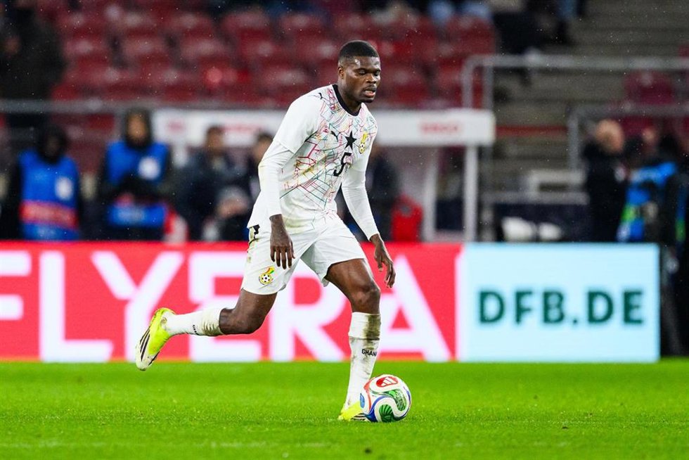 Archivo - Thomas Partey durante un partido con la selección de Ghana