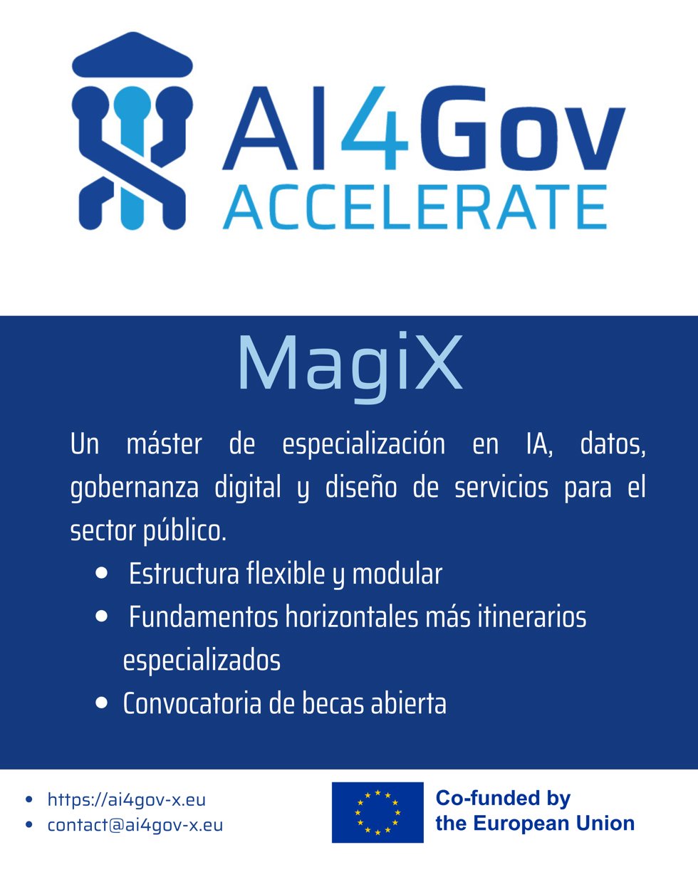MagiX máster de especialización en IA y gobernanza digital para el sector público