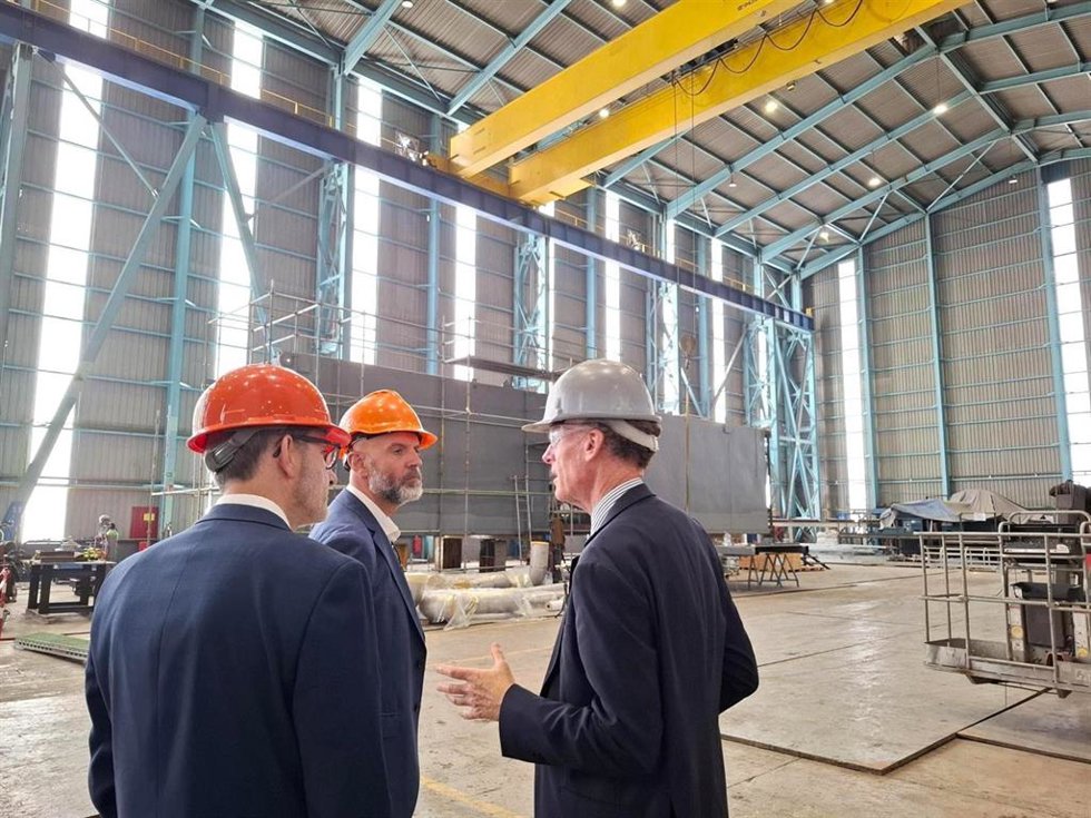Visita en el Port de Tarragona de representantes de Navantia Seanergies