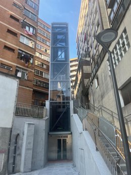 Archivo - Un ascensor en Basauri
