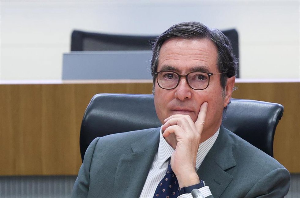 El presidente de la CEOE, Antonio Garamendi