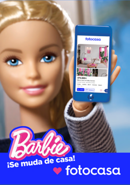 Barbie se muda con Fotocasa