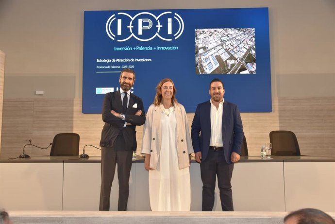 Armisén (c), durante la presentación de la Estrategia de Atracción de Inversiones 2026-2029