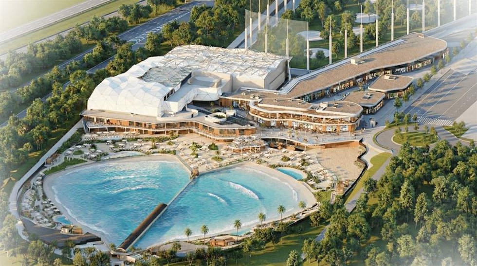 Render de la Ciudad del Deporte del Atlético de Madrid