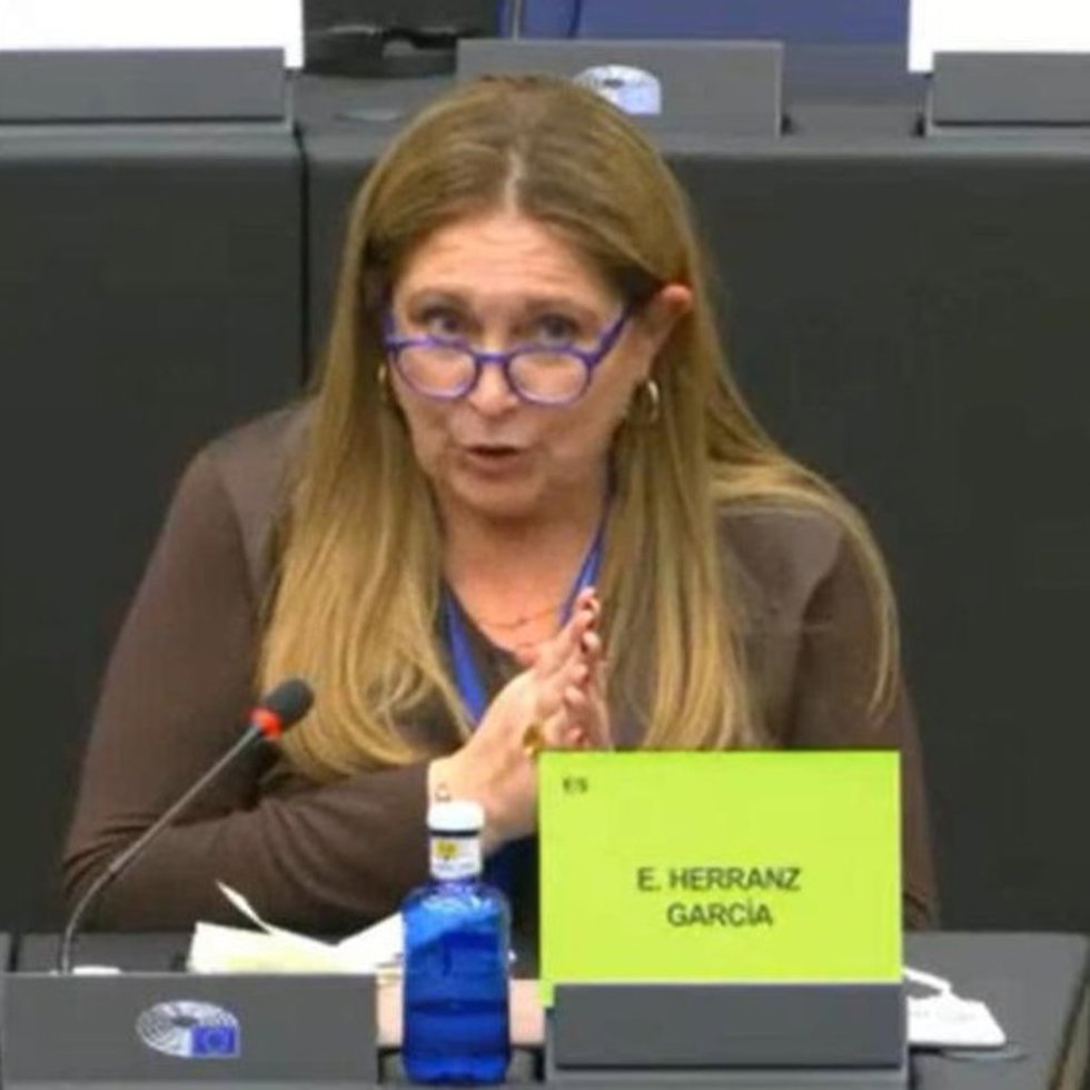 Archivo - La eurodiputada del PP de La Rioja, Esther Herranz