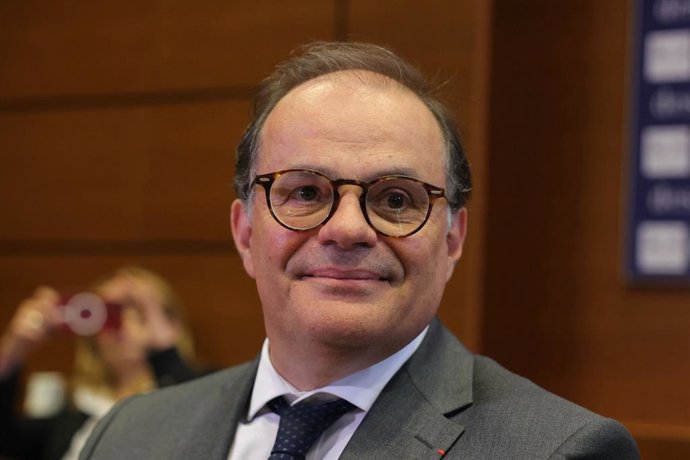 20 May 2026, France, Paris: Former Secretary General of the French Presidency and candidate for Bank of France Governor, Emmanuel Moulin looks on during a hearing before the Finance Commission of the National Assembly in Paris. Moulin, a former Treasury d