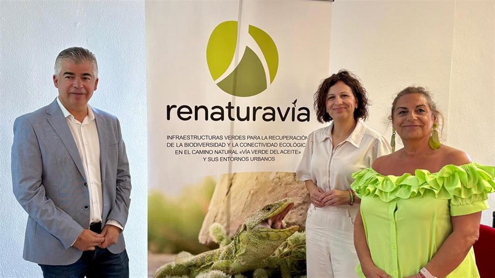 Emilio Torres, Isabel Uceda y Ana Matilde Expósito en la inauguración del encuentro.