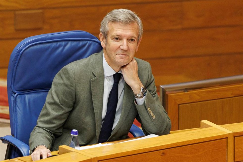 Rueda, durante la sesión control. 