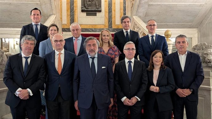 El presidente de la Cámara de Comercio de Madrid, Ángel Asensio, y de Marc Armengol, CEO de Banco Sabadell