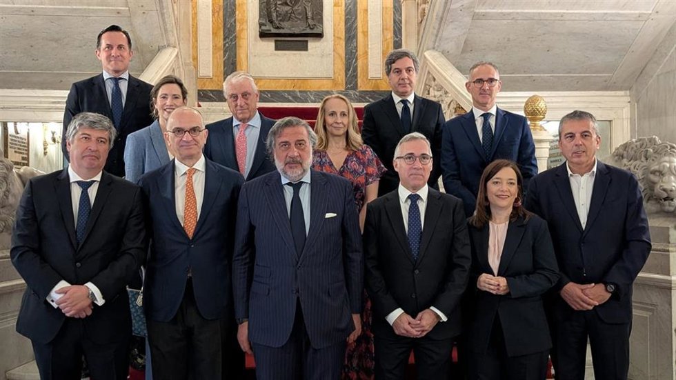 El presidente de la Cámara de Comercio de Madrid, Ángel Asensio, y de Marc Armengol, CEO de Banco Sabadell