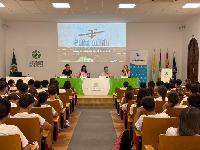 Conferencia 'Plus Ultra. Cuanto tus metas están más allá del horizonte' en la sede de La Rábida de la UNIA.