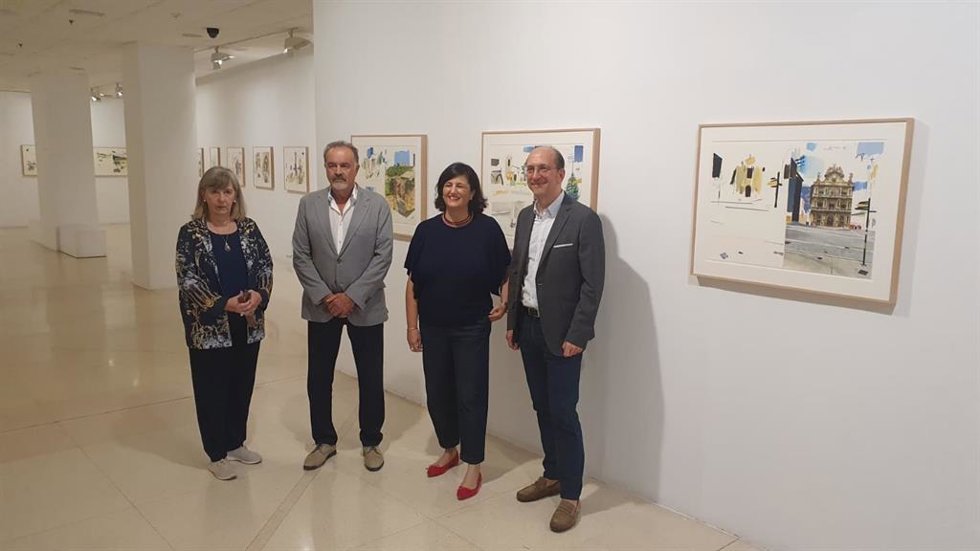 Presentación de la exposición Miradas do Camiño sobre el Camino de Santiago de Manuel Quintana Martelo.
