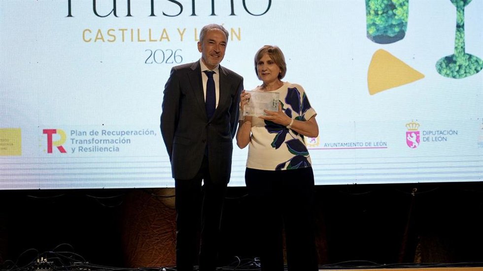 Alberto Díaz Pico entrega premio Restaurante Lera (Zamora)