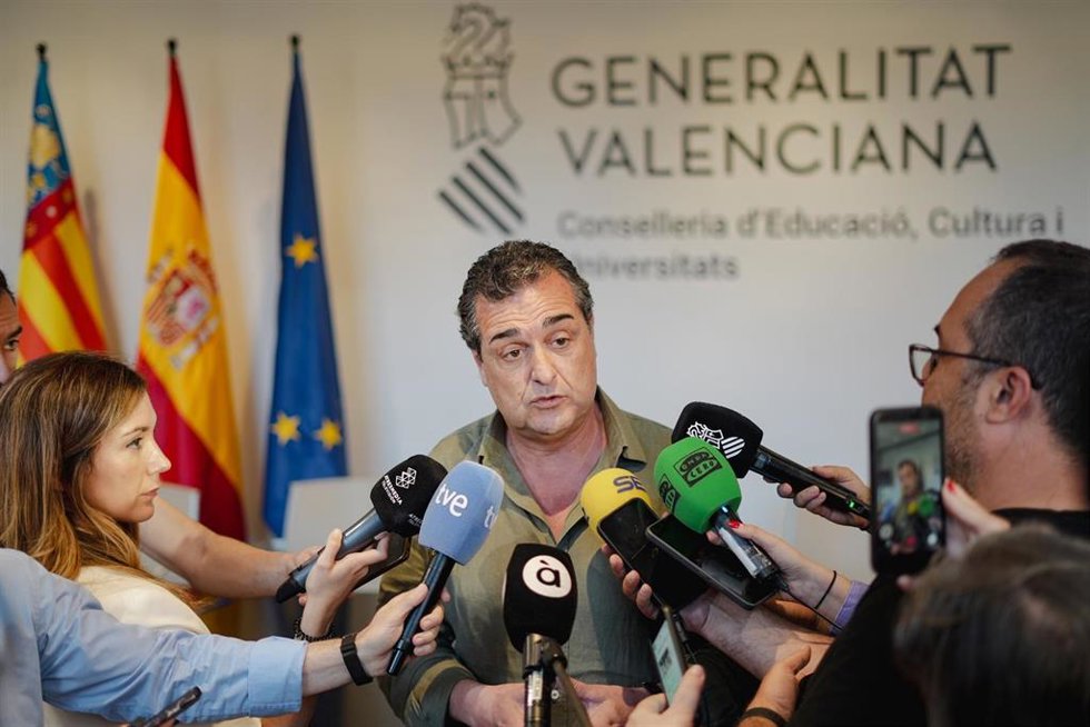 El presidente de ANPE CV, Lauren Bárcena, en imagen de archivo.
