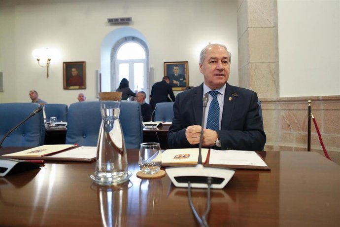 Archivo - El ex presidente de la Diputación de Lugo, José Tomé, durante la celebración de un pleno para la elección de la nueva presidenta en la diputación de Lugo, a 14 de enero de 2026, en Lugo, Galicia (España). La elección tiene lugar tras la dimisión