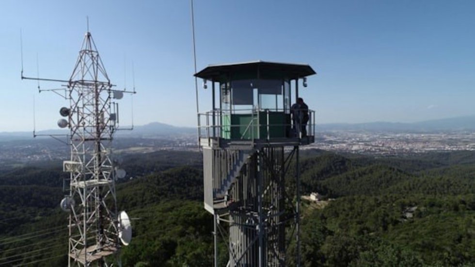 Imagen del parque de Collserola (Barcelona).