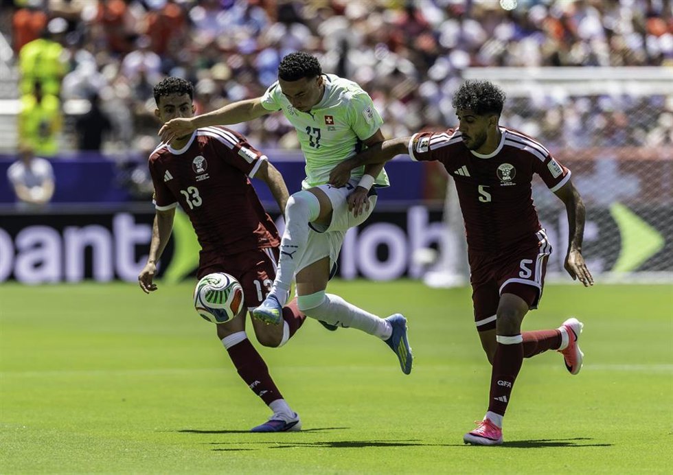 El centrocampista del Sevilla Rubén Vargas en el debut de Suiza contra Qatar en el Mundial de fútbol de 2026.